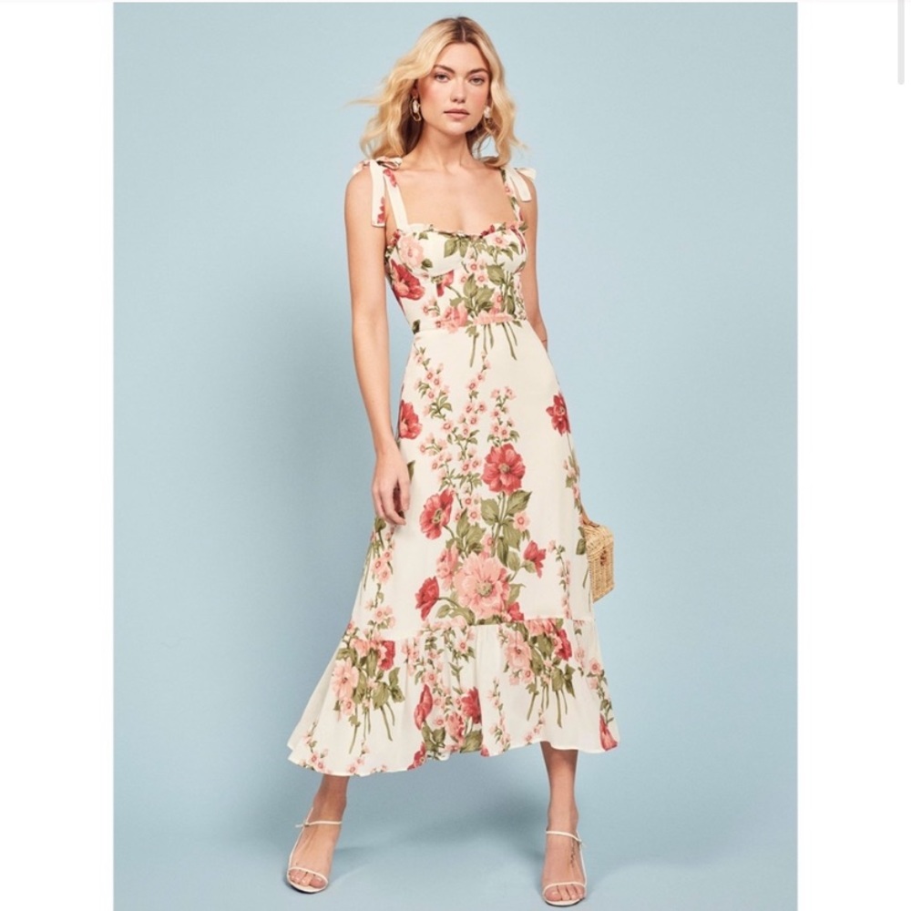 NEW Reformation Nikita Etienne Dress